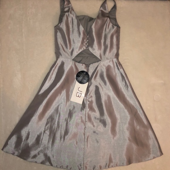 Jasmine Bridesmaid Silver dress SIZE: 8 - Picture 4 of 6